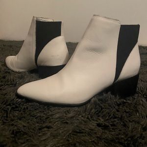 Chinese Laundry white booties.